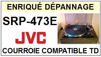JVC SRP473E SRP-473E Courroie Tourne-disques <BR><small>a 13-12</small>