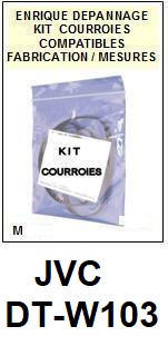 JVC-TDW103 TD-W103-COURROIES-ET-KITS-COURROIES-COMPATIBLES