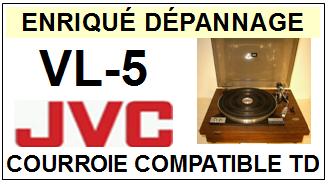 JVC  VL5  VL-5  Courroie Compatible Tourne-disques