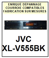 JVC-XLV555BK XL-V555BK-COURROIES-COMPATIBLES