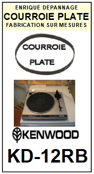 KENWOOD-KD12RB KD-12RB-COURROIES-COMPATIBLES