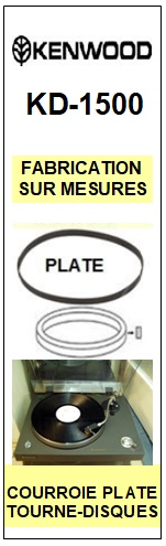 KENWOOD-KD1500 KD-1500-COURROIES-ET-KITS-COURROIES-COMPATIBLES