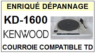 KENWOOD-KD1600 KD-1600-COURROIES-COMPATIBLES