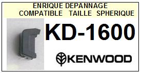 KENWOOD-KD1600  KD-1600-POINTES-DE-LECTURE-DIAMANTS-SAPHIRS-COMPATIBLES