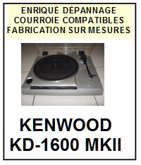 KENWOOD-KD1600MKII KD-1600 MKII-COURROIES-COMPATIBLES