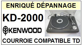 KENWOOD-KD2000 KD-2000-COURROIES-ET-KITS-COURROIES-COMPATIBLES