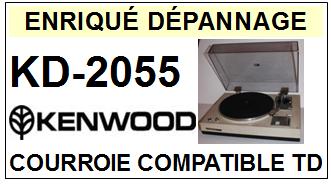 KENWOOD-KD2055 KD-2055-COURROIES-COMPATIBLES