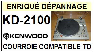 KENWOOD-KD2100 KD-2100-COURROIES-ET-KITS-COURROIES-COMPATIBLES