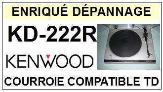 KENWOOD-KD222R KD-222R-COURROIES-ET-KITS-COURROIES-COMPATIBLES