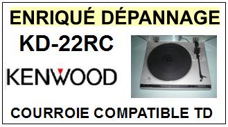 KENWOOD-KD22RC KD-22RC-COURROIES-ET-KITS-COURROIES-COMPATIBLES