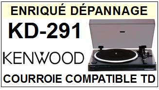 KENWOOD-KD291RC-COURROIES-COMPATIBLES