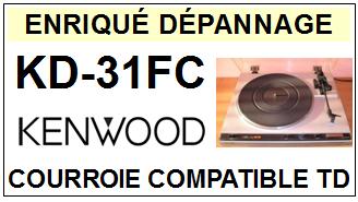 KENWOOD-KD31FC KD-31FC-COURROIES-COMPATIBLES