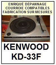 KENWOOD-KD33F KD-33F-COURROIES-COMPATIBLES