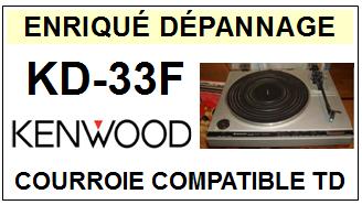 KENWOOD-KD33F KD-33F-COURROIES-ET-KITS-COURROIES-COMPATIBLES