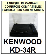 KENWOOD-KD34R KD-34R-COURROIES-COMPATIBLES