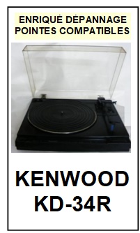 KENWOOD-KD34R  KD-34R-POINTES-DE-LECTURE-DIAMANTS-SAPHIRS-COMPATIBLES