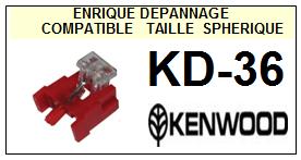 KENWOOD-KD36  KD-36-POINTES-DE-LECTURE-DIAMANTS-SAPHIRS-COMPATIBLES