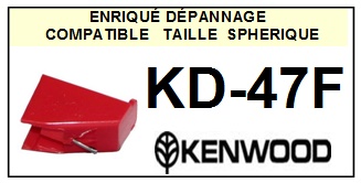 KENWOOD-KD47F  KD-47F-POINTES-DE-LECTURE-DIAMANTS-SAPHIRS-COMPATIBLES