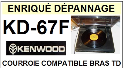 KENWOOD-KD67F KD-67F-COURROIES-COMPATIBLES