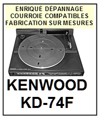 KENWOOD-KD74F KD-74F-COURROIES-COMPATIBLES