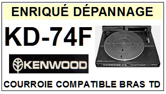 KENWOOD-KD74F KD-74F-COURROIES-COMPATIBLES