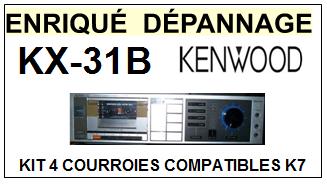 KENWOOD-KX31B KX-31B-COURROIES-COMPATIBLES