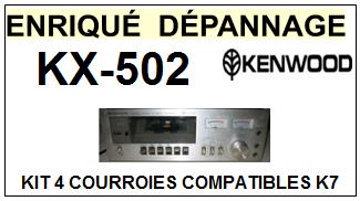 KENWOOD-KX502 KX-502-COURROIES-COMPATIBLES