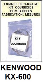 KENWOOD-KX600 KX-600-COURROIES-ET-KITS-COURROIES-COMPATIBLES