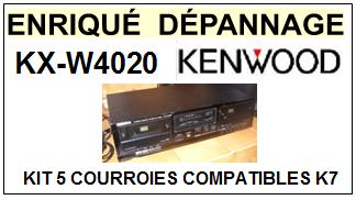 KENWOOD-KXW4020 KX-W4020-COURROIES-COMPATIBLES
