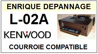 KENWOOD L02A L-02A Courroie Compatible AMPLIFICATEUR LO2A