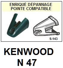 KENWOOD-N47-POINTES-DE-LECTURE-DIAMANTS-SAPHIRS-COMPATIBLES