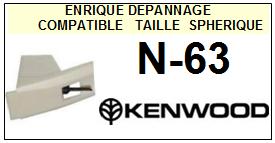 KENWOOD-N63 N-63-POINTES-DE-LECTURE-DIAMANTS-SAPHIRS-COMPATIBLES