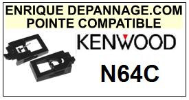 KENWOOD-N64C-POINTES-DE-LECTURE-DIAMANTS-SAPHIRS-COMPATIBLES