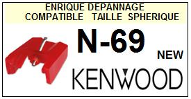 KENWOOD-N69 NEW-POINTES-DE-LECTURE-DIAMANTS-SAPHIRS-COMPATIBLES
