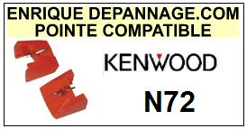 KENWOOD-N72 N-72-POINTES-DE-LECTURE-DIAMANTS-SAPHIRS-COMPATIBLES