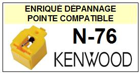 KENWOOD-N76 N-76-POINTES-DE-LECTURE-DIAMANTS-SAPHIRS-COMPATIBLES
