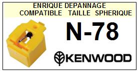 KENWOOD-N78-POINTES-DE-LECTURE-DIAMANTS-SAPHIRS-COMPATIBLES