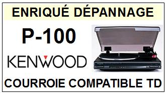 KENWOOD-P100 P-100-COURROIES-ET-KITS-COURROIES-COMPATIBLES