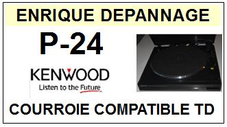 KENWOOD-P24 P-24-COURROIES-COMPATIBLES