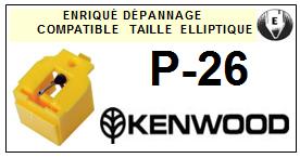 KENWOOD-P26 P-26-POINTES-DE-LECTURE-DIAMANTS-SAPHIRS-COMPATIBLES