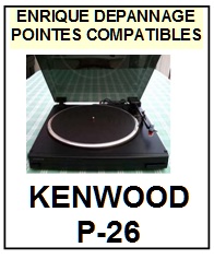 KENWOOD-P26  P-26-POINTES-DE-LECTURE-DIAMANTS-SAPHIRS-COMPATIBLES