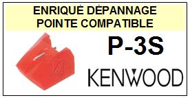 KENWOOD-P3S  P-3S-POINTES-DE-LECTURE-DIAMANTS-SAPHIRS-COMPATIBLES