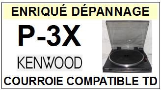 KENWOOD-P3X P-3X-COURROIES-ET-KITS-COURROIES-COMPATIBLES