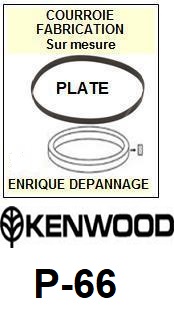 KENWOOD-P66 P-66-COURROIES-COMPATIBLES