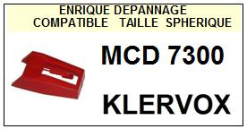 KLERVOX-MCD7300  MCD 7300-POINTES-DE-LECTURE-DIAMANTS-SAPHIRS-COMPATIBLES