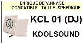 KOOLSOUND-KCL01 SCRATCH KCL-01-POINTES-DE-LECTURE-DIAMANTS-SAPHIRS-COMPATIBLES
