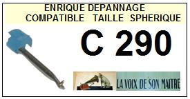 LA VOIX DE SON MAITRE-C290-POINTES-DE-LECTURE-DIAMANTS-SAPHIRS-COMPATIBLES