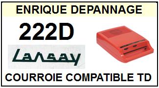 LANSAY-222D-COURROIES-COMPATIBLES