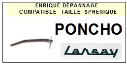 LANSAY-PONCHO-POINTES-DE-LECTURE-DIAMANTS-SAPHIRS-COMPATIBLES