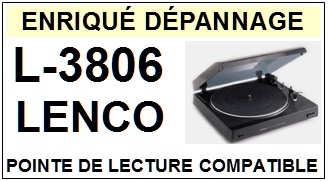 LENCO-L3806  L-3806-POINTES-DE-LECTURE-DIAMANTS-SAPHIRS-COMPATIBLES